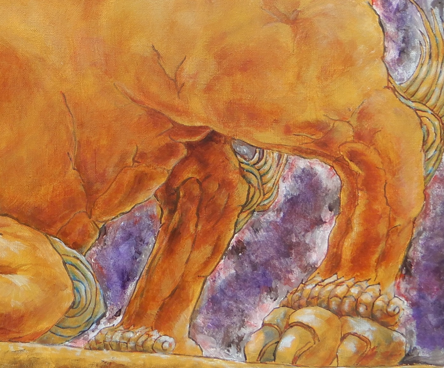 狛犬 邪気堰塞(じゃきえんそく) - 平塚 加代子 ｜コスモスギャラリー