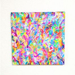 絵画 ★colorfulさま専用★甘い風の故郷他1点 夜空に舞う無数の星🌌⭐️ 満月の優しい光が差し込む小さな町