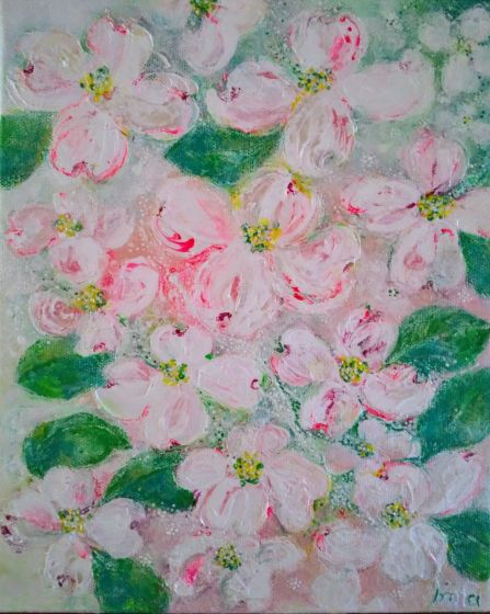 花びらを通り抜ける風