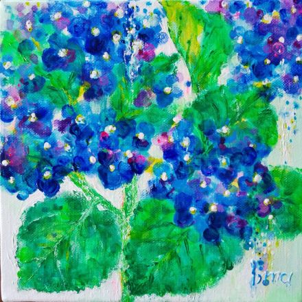 アジサイとアサツユ