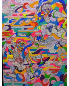 色彩のうねりに宿るもの