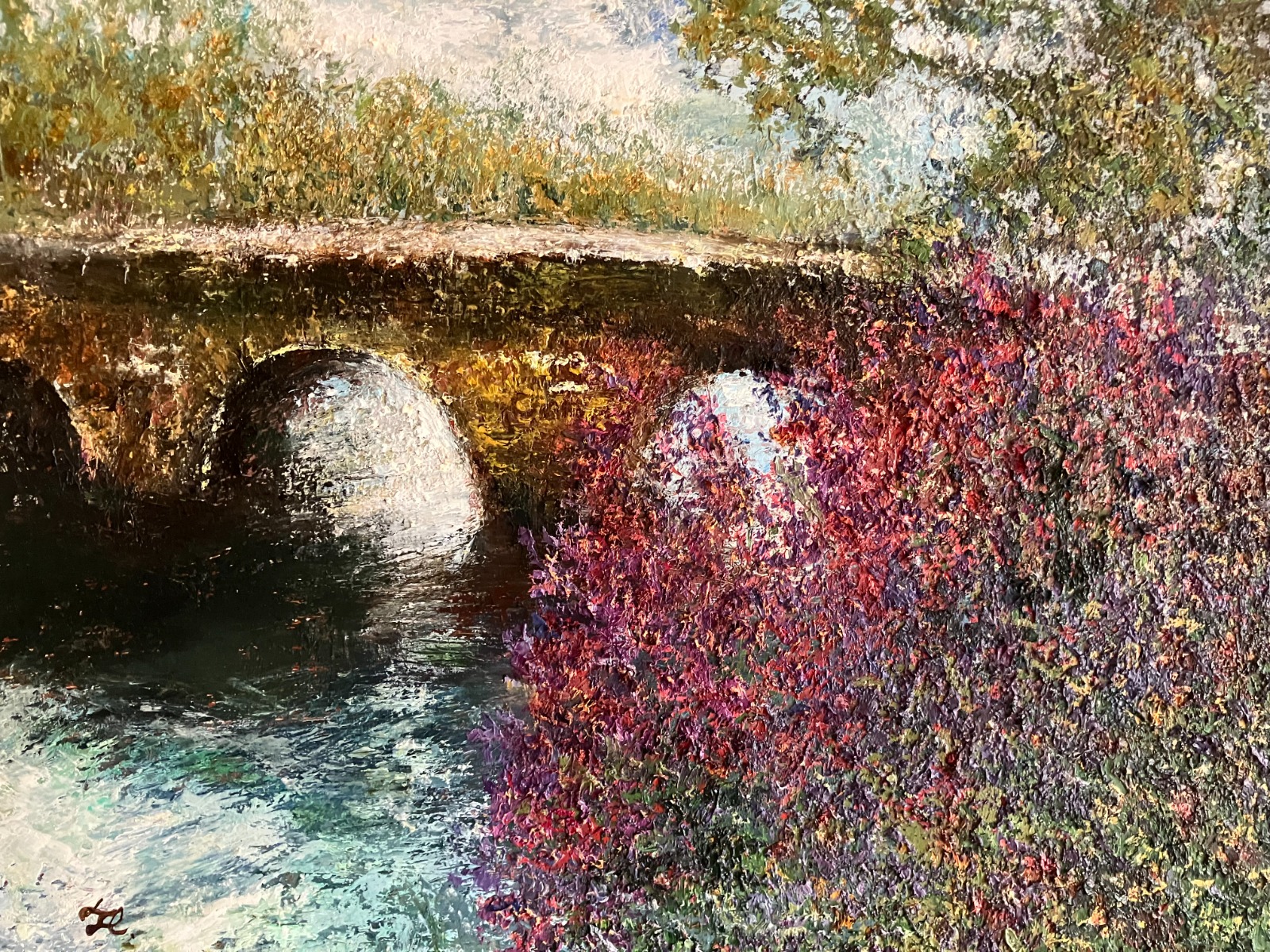 絵画『ストレリチア』ヘイ平山画 絵画『ストレリチア』ヘイ平山画